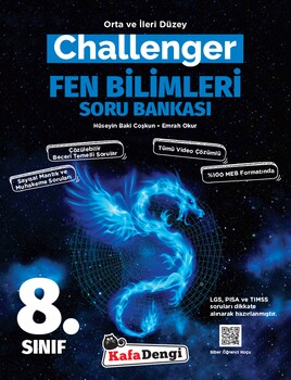  Kafa Dengi 8. Sınıf Challenger Fen Bilimleri Soru Bankası