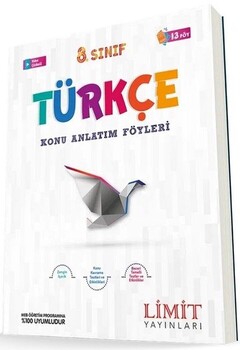  Limit Yayınları 8. Sınıf Türkçe Konu Anlatım Föyleri 13 Föy