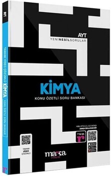  Marka Yayınları AYT Kimya Konu Özetli Yeni Nesil Soru Bankası Tamamı Video Çözümlü