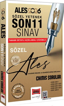  Yargı Yayınları 2026 ALES VIP Sözel Yetenek Son 11 Sınav Çıkmış Sorular