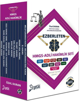  Yetki Yayınları 2026 Ezberleten Adli Hakimlik Seti