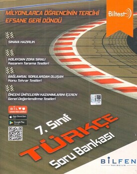  Bilfen Yayıncılık 7. Sınıf Türkçe Biltest Soru Bankası