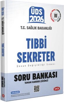  Data Yayınları 2026 T.C. Sağlık Bakanlığı ÜDS Tıbbi Sekreter Soru Bankası