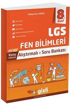  Gizli Yayınları 8. Sınıf LGS Fen Bilimleri Alıştırmalı Soru Bankası
