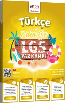  İntro Yayınları 7 den 8 e LGS Türkçe Yaz Kampı
