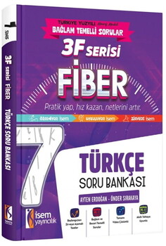 İsem Yayınları 7. Sınıf Türkçe 3F Fiber Soru Bankası
