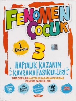  Kurmay ELT 3. Sınıf Tüm Dersler 1. Dönem Haftalık Kazanım Kavrama Fasikülleri