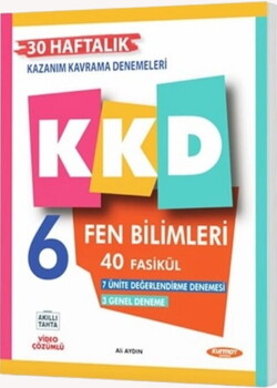  Kurmay ELT 6. Sınıf Fen Bilimleri KKD Haftalık Kazanım Kavrama Denemeleri