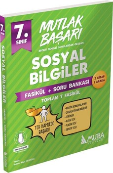  Muba Yayınları 7. Sınıf Sosyal Bilgiler Mutlak Başarı Fasikül ve Soru Bankası