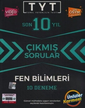 2021 Ünlüler Karması TYT Fen Bilimleri Karması Tıpkı Basım 10 Deneme