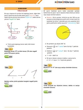  Acil Yayınları 11. Sınıf Matematiğin İlacı Fasikül Trigonometri ve Analitik Geometri