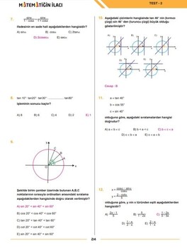  Acil Yayınları 11. Sınıf Matematiğin İlacı Fasikül Trigonometri ve Analitik Geometri