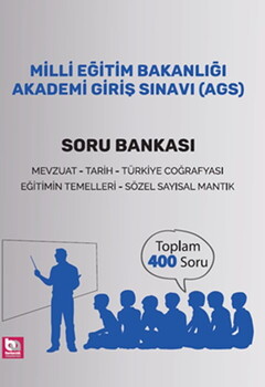  Akademi Eğitim MEB AGS Mevzuat Tarih Türkiye Coğrafyası Eğitimin Temelleri Sayısal Sözel Yetenek Soru Bankası