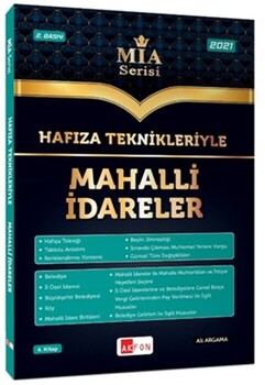  Akfon Yayınları Hafıza Teknikleriyle Mahalli İdareler