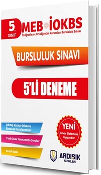  Ardışık Yayınları 5. Sınıf Bursluluk Deneme Sınavı