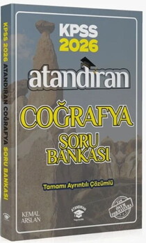  Atandıran Yayıncılık 2026 KPSS Coğrafya Soru Bankası