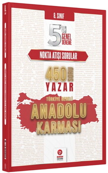 Benim Favorim Yayınları 8. Sınıf LGS Anadolu Karması Türkiye Geneli 5 li Deneme