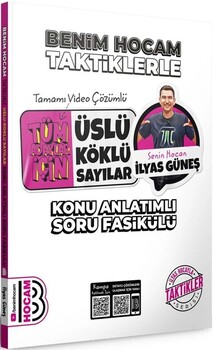  Benim Hocam Yayınları Tüm Adaylar İçin Taktiklerle Üslü Köklü Sayılar Konu Anlatımlı Soru Fasikülü
