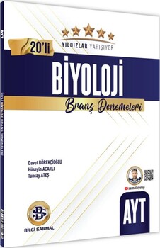  Yıldızlar Yarışıyor AYT Biyoloji  20 li Branş Denemesi