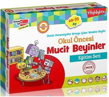  Dikkat Atölyesi Yayınları 60-72 Ay Okul Öncesi Mucit Beyinler Eğitim Seti