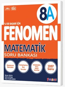  Fenomen Okul Yayınları 8. Sınıf Fenomen Matematik A Soru Bankası