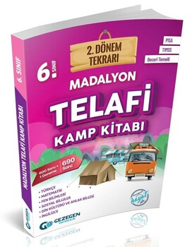  Gezegen Yayınları 6. Sınıf Madalyon 2. Dönem Tekrarı Kamp Kitabı