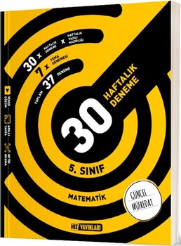  Hız Yayınları 5. Sınıf Matematik 30 Haftalık Deneme