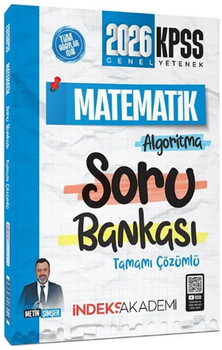  İndeks Akademi 2026 KPSS Matematik Algoritma Soru Bankası