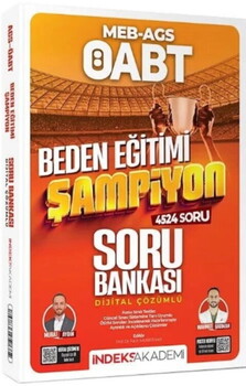 İndeks Akademi ÖABT MEB AGS Beden Eğitimi Şampiyon Soru Bankası