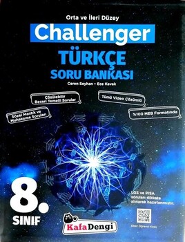  Kafa Dengi Yayınları 8. Sınıf LGS Challenger Türkçe Soru Bankası