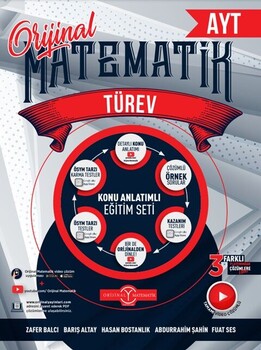  Orijinal Yayınları AYT Matematik Türev Konu Anlatımlı