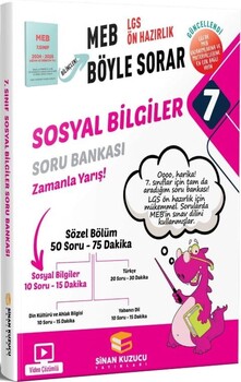  Sinan Kuzucu 7. Sınıf Sosyal Bilgiler Soru Bankası