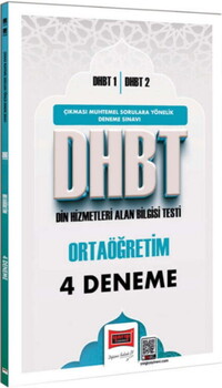 Yargı Yayınları DHBT 1 DHBT 2 Ortaöğretim 4 Deneme Sınavı