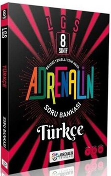 Adrenalin Yayınları 8. Sınıf LGS Türkçe Soru Bankası