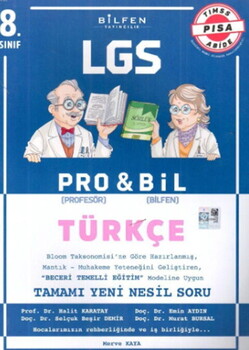  Bilfen Yayınları 8. Sınıf LGS Türkçe Probil Soru Bankası