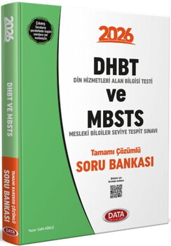 Data Yayınları 2026 DHBT ve MBSTS Tamamı Çözümlü Soru Bankası
