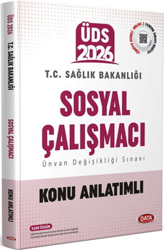  Data Yayınları 2026 ÜDS Sağlık Bakanlığı Sosyal Çalışmacı Konu Anlatımlı