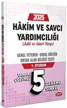  Data Yayınları Mecelle Hakim ve Savcı Yardımcılığı GYGK Ortak Alan Bilgisi 1. Oturum 5 Deneme
