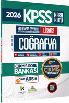 İnformal Yayınları 2026 KPSS Coğrafya FULL Lisans Kara Kutu Son 15 Yıl ÖSYM Çıkmış Soru Bankası