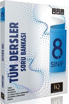  IQ Yayınları 8. Sınıf Tüm Dersler Soru Bankası