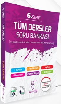  Karekök Yayınları 6. Sınıf Tüm Dersler Soru Bankası