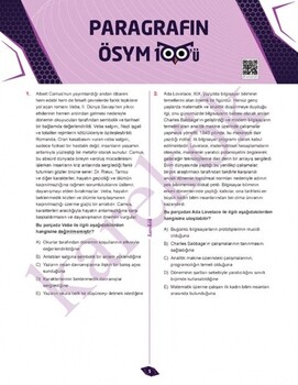  Karekök Yayınları Paragrafın Zor ÖSYM 100 ü