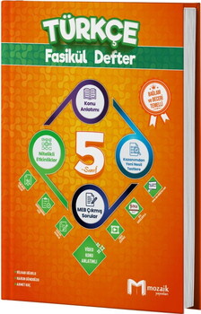 Mozaik Yayınları 5. Sınıf Türkçe Fasikül Defter