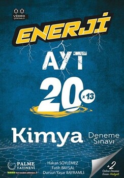  Palme Yayınları AYT Kimya Enerji 20 Deneme Sınavı
