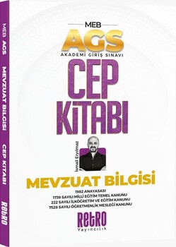  Retro Yayıncılık MEB AGS Mevzuat Bilgisi Cep Kitabı