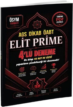Tahayyül Yayınları ÖABT MEB AGS DİKAB Din Kültürü Öğretmenliği ELİT PRİME 4 Deneme