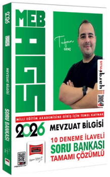  Yargı Yayınları 2026 MEB AGS Mevzuat Bilgisi 10 Deneme İlaveli Tamamı Çözümlü Soru Bankası