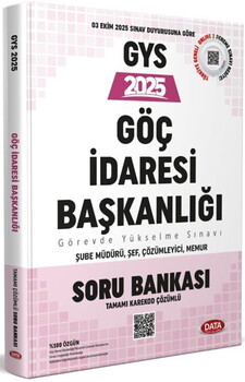  Data Yayınları 2025 Göç İdaresi Başkanlığı Sözleşmeli Personel Alım Sınavı Soru Bankası