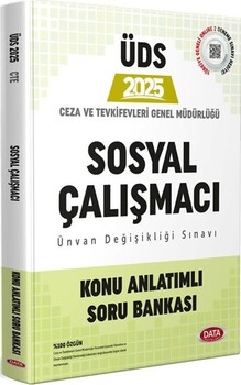  Data Yayınları 2025 ÜDS Ceza ve Tevkifevleri Sosyal Çalışmacı Konu Anlatımı Soru Bankası