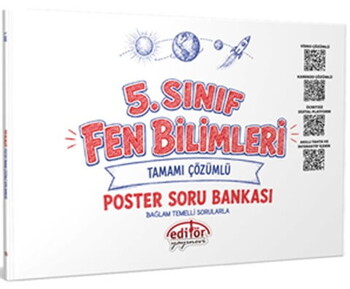 Editör Yayınları 5. Sınıf Fen Bilimleri Poster Soru Bankası
